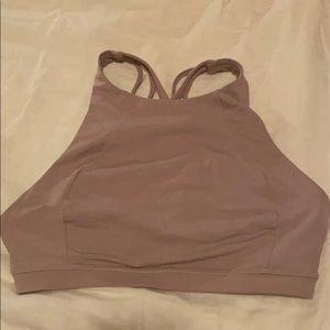 Lululemon- high neck sports bra size 6- worn once